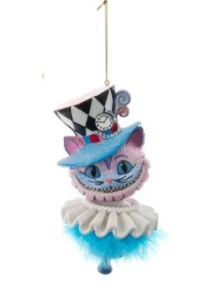 Cheshire Cat Hat Ornament