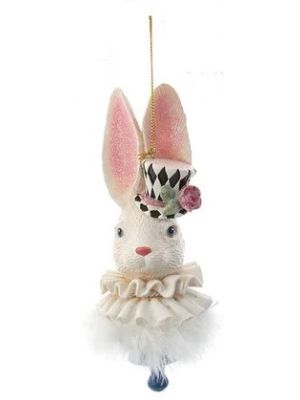 Rabbit Hat Ornament